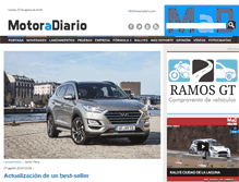 Tablet Screenshot of motoradiario.com